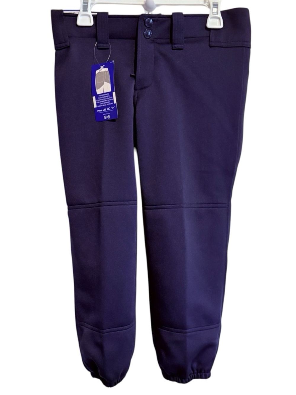 Mizuno Girls Softball Pants, size large, navy blue